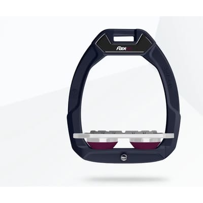 Veiligheidseisen voor paardrijden Plat Grip Blauw/Grijs/Paars Flex-On Safe-On