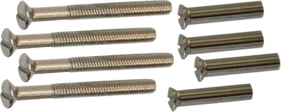 Qlinq Nikkel Patentbout - 4 x 45 mm