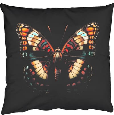 Sierkussens - Kussentjes Woonkamer - 50x50 cm - Vlinder - Kleurrijk - mozaïekachtig