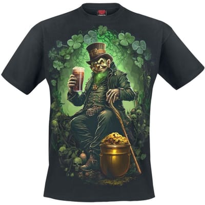 Spiral T-shirt - Shenanigans - S tot XXL - voor Mannen - zwart