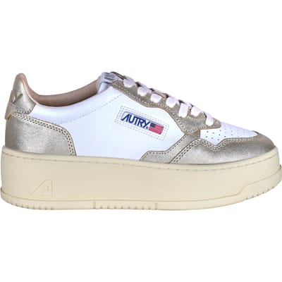 Sneakers Autry Baskets Platform Low cuir de vachette