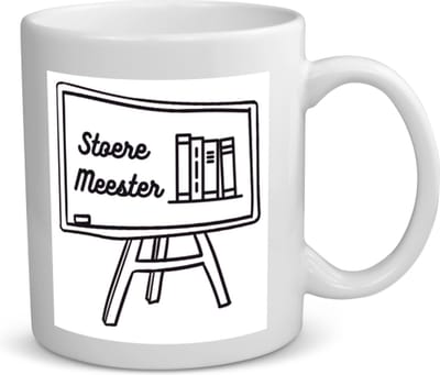 Stoere meester Mok met opdruk Docent cadeau - Meester en juffen dag - cadeautjes - Meesterdag cadeau - cadeau meester - einde schooljaar - afscheid- 350 ML inhoud
