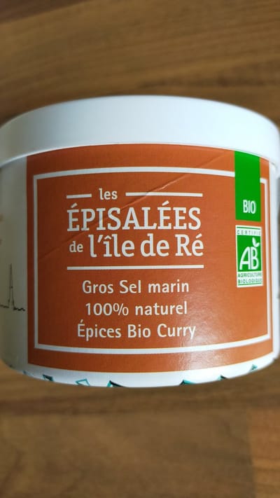 Grof zout met curry kruiden 150g - Les Sauniers de l'Ile de Ré