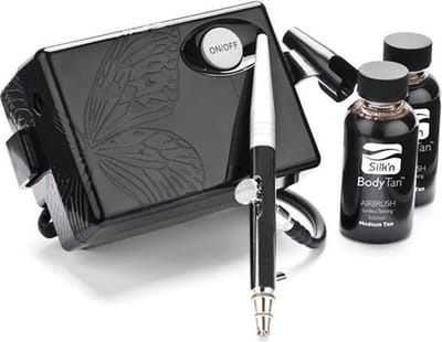 Silk’n BodyTan Airbrush Systeem – Zelfbruiner voor Medium tot Donkere Huid – Spray Tan voor Thuisgebruik