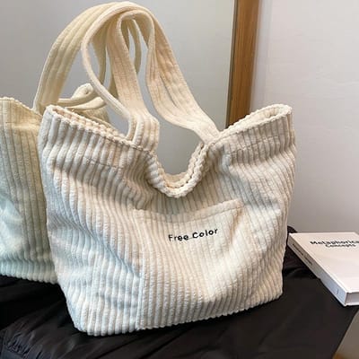 Grote Capaciteit Nieuwe Wintermode Veelzijdige Draagtas voor Vrouwelijke Studenten In de Klas, Handgedragen Eénschouder Pendeltas voor Vrouwen gray