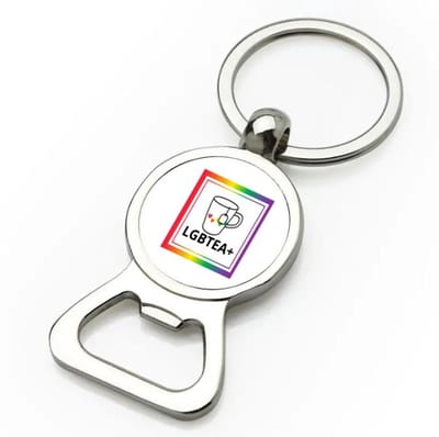 Akyol - pride cadeau flesopener - Lgbt pride - pride vlag - gay cadeau - gay pride accessoires - homo - lgbtq vlag - accessoires - cadeau - met tekst - - 9 bij 3 cm