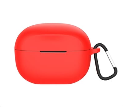 Allecto - Cilicone Hoesje Compatibel met SoundCore Life Note 3i - Ultradun en Slim-Fit - Rood - Anti-Fall en Vuilbestendig - Ideaal voor Bescherming