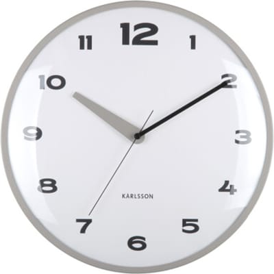 Karlsson wandklok brisk dome donker- Ø40cm