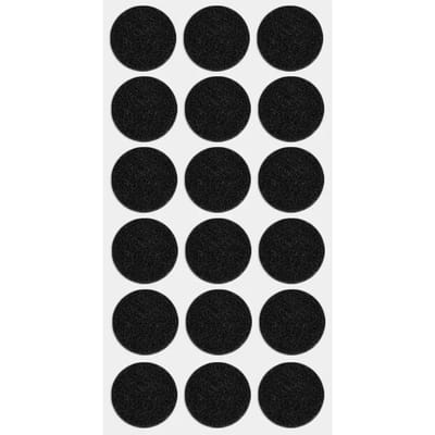 360/18 Stuks Vilt Stoelpootdoppen Rond Vierkant Vloerbeschermer Zelfklevend Meubilair Tafelpoten Pad Bumper Antislip Meubelmat 180pcs(10 Sheet)