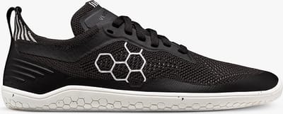 Vivobarefoot Geo Racer Knit - Obsidian White - Vrouwen Barefoot Schoenen - Maat 43