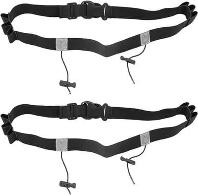 Hardloopriem voor Energie Gels - 2 Stuks - Ideaal voor Marathon, Triatlon en Fietsen - Comfortabele en Verstelbare Accessoires
