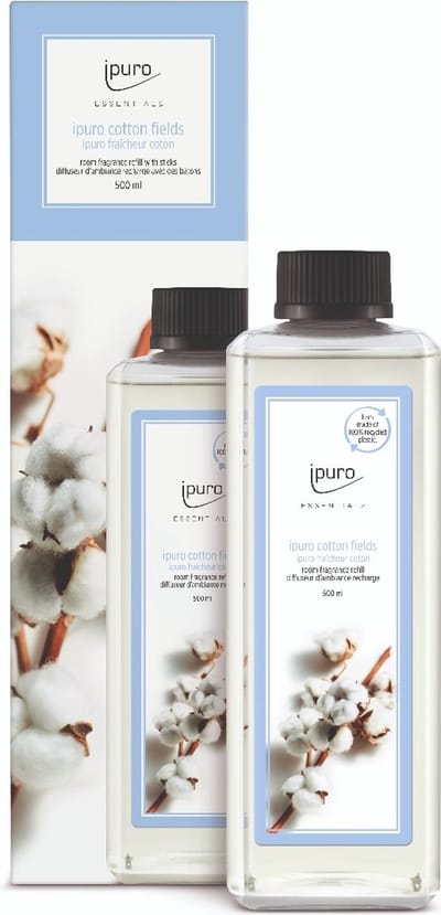 Ipuro Geurdiffuser Navulling Cotton Fields 500ml