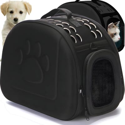 Dailygoods- Transportbox Opvouwbaar - Draagtas voor Katten/Honden - Ventilatiegaten - Compact - Veiligheid - Maximaal 6 kg - Dierenreistas