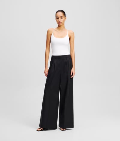 Karl Lagerfeld Everyday Pants Black Taglia: 38 | Pantaloni da completo Outlet | Donna | Nero