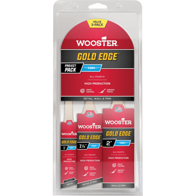 Wooster Gold Edge Variety 3-Pack   071497184405   Verf