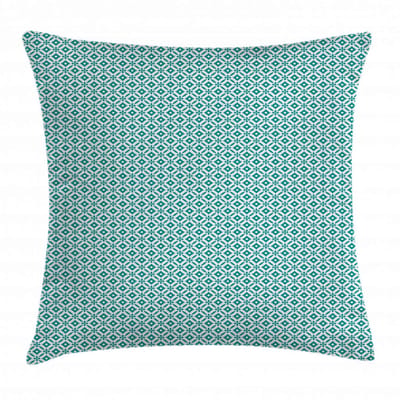 ABAKUHAUS Geometrische kussenhoes – 45x45 cm – Omkeerbaar dessin, met rits