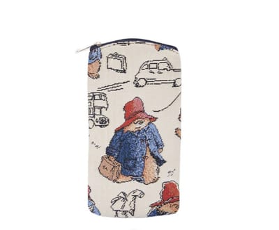 Brillenhouder - Brillenkoker - brillenetui - met rits - Paddington Beer - creme achtergrond
