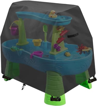 Water Tafelhoes Kinderen - Zandtafel Kleed - Buiten Spelen - Waterdicht UV-bestendig - 105x65x84cm - Zwart