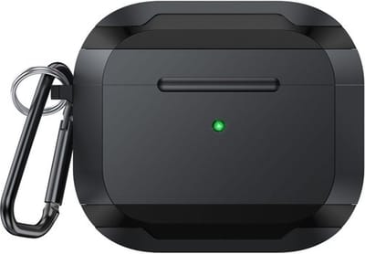 By Qubix - AirPods 3 hoesje - TPU - Anti fall series - Zwart
