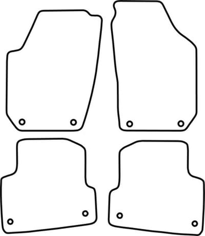 Automatten | Mattenset Skoda Fabia - Combi modellen - 2008 - 2015