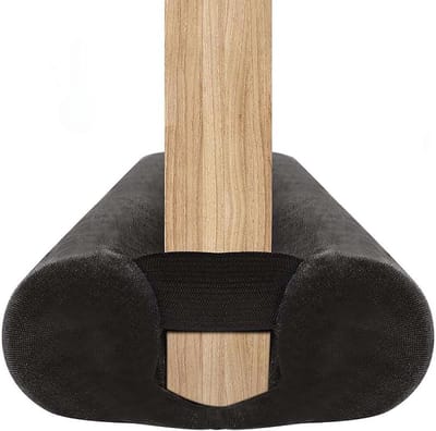 Dubbelzijdige deurtochtstopper kussen - zwart - voordeurafdichting - isolatie - 60-75CM
