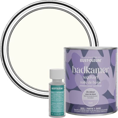 Rust-Oleum Gebroken wit Badkamer Tegelverf Matt - Antiek Wit 750ml
