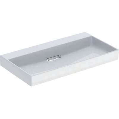 Geberit ONE washbasin 90 cm, horizontal outlet, without tap hole, without overflow 505.037.00.1
