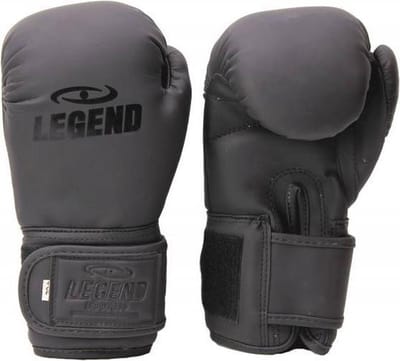 Legend Sports Bokshandschoenen Junior Matzwart Maat 04oz