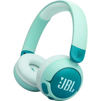 JBL JR 320BT - Draadloze Kinderkoptelefoon - Koptelefoon Kind - Bluetooth - Veilig Volume 85 dB - On ear - Kinder Hoofdtelefoon met Microfoon - 50 uur batterij - Voor Tablet, Laptop, School & Online Les - Turquoise