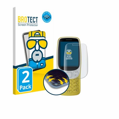 BROTECT - Screenprotector voor Nokia 3210 - Folie Beschermfolie matte volledig dekking 2 Stuks