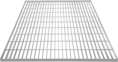 Verzinkt rooster vloerpaneel - zilver - 1x1m - 1000kg draagvermogen