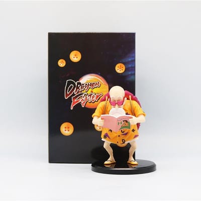 10CM Anime Dragon Ball Z Figuur Kame Sennin Biye gebaar wellustig Actiefiguur PVC Meester Roshi Standbeeld Verzameling Model Perfect Speelgoed