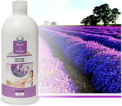 Warm & Tender - Lavendel Stoombadmelk 1 Liter