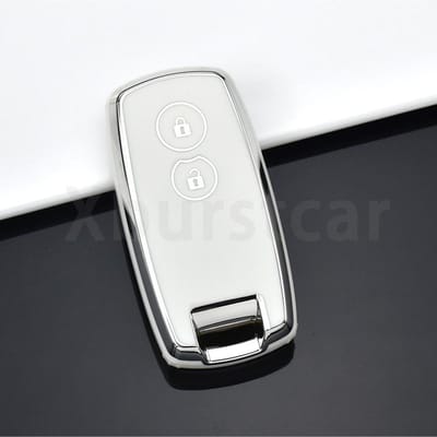 TPU Autotoetsafstandsbediening Sleutelhoes Cover Voor Suzuki Grand Vitara Sx4 S-Cross Xl-7 Kuyucha Sch4 Swift 2007-2010 Shell Fob Keyless Houder