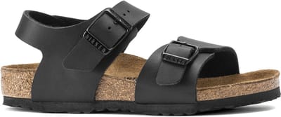 Birkenstock New York Kids Sandalen Black Narrow-fit | Zwart | Imitatieleer | Maat 35 | 187603