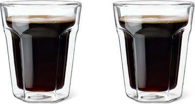 Leopold Vienna - Dubbelwandige koffieglazen 220ml (set van twee stuks)