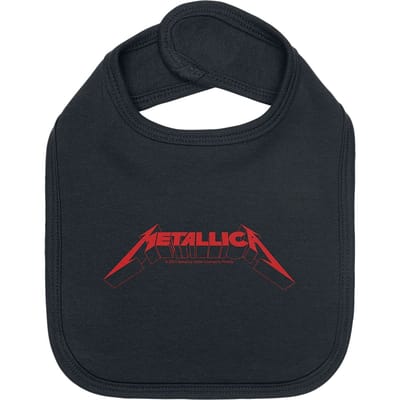 Metallica Slabbetje - Metal-Kids - Logo - voor Kinderen - zwart