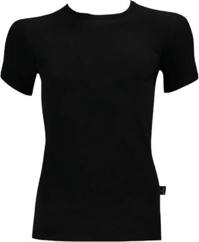 Apollo T-shirts Round Neck Heren Biokatoen Zwart 2 Stuks Maat S
