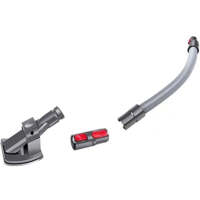 Adaptateur d'aspirateur, accessoire de fixation, brosse pour animaux de compagnie, convertisseur de tuyau, outil de connecteur pour Dyson argenté