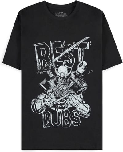 Marvel Deadpool - Best Bubs Heren T-shirt - S - Zwart