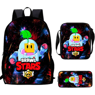 Sac à dos Brawl Stars Impression Haute Définition Multifonctionnel Léger