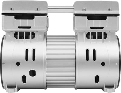 Compressor Kop - Olievrij Onderdeel - Lucht Pompen - Geluiddemper Ingebouwd - 145 L/min - Zilver