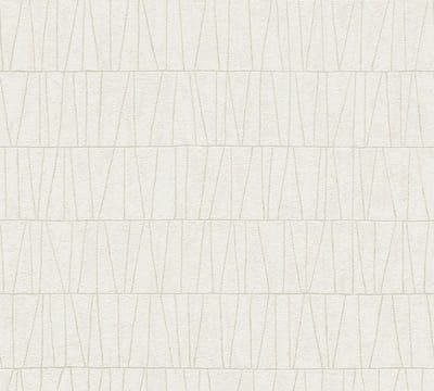 GRAFISCH MOZAIEK BEHANG | Geometrisch - Crèmewit Goud - A.S. Création Jade 2