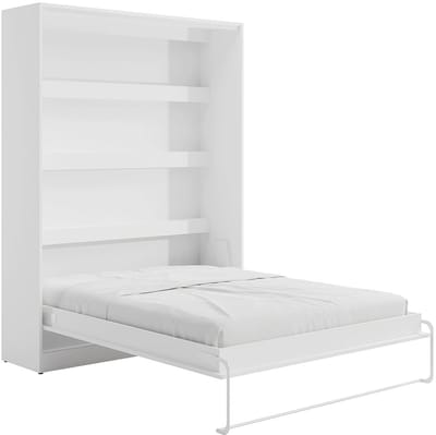 Vente-unique Bedkast hout wit 160 x 200 cm