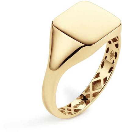 Glow 214.212064 Heren Ring - Sieraad - Zegelring - 14 Karaat Goud