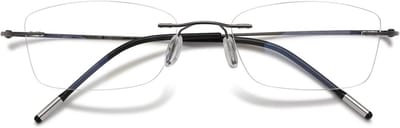 Randloze Leesbril Titanium Blauwlichtfilter - Ultra Lichtgewicht Zonder Frame voor Heren en Dames