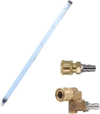Reinigingsstaaf - Reinigingslans - Voertuigonderhoud - 180° draaischarnier - 60 cm - Zilver