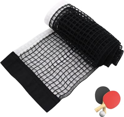 Tafeltennisnet - Pingpong net - Buiten spelen - Telescopisch ontwerp - Verstelbaar - Zwart