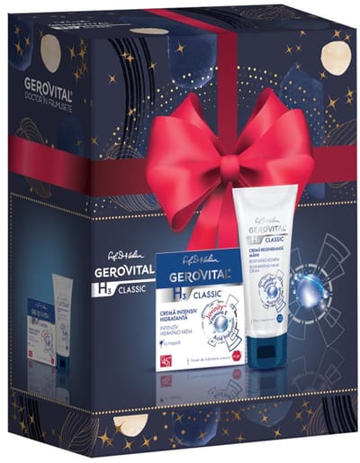 Gerovital H3 Classic GiftSet van intensief Hydraterende dagcrème voor vrouwen 50 ml + Regenererende handcrème 100 ml