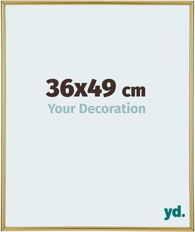 Your Decoration - Fotolijst 36x49 cm - Kunststof - Goud - Annecy
